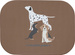 Cutii de carton decorative DOG, 3 cutii mici