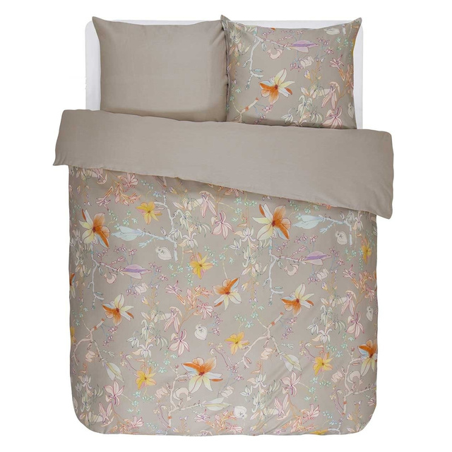 Set de lenjerie de pat din bumbac satinat pentru 2 persoane, 200 x 220 cm, Essenza