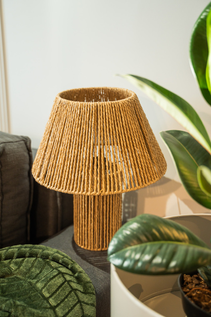 Lampă de birou boho ADRIA, înălțime 38 cm.