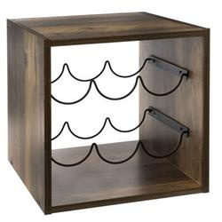 Raft pentru vin INDUS, 6 sticle, 31 x 31 cm