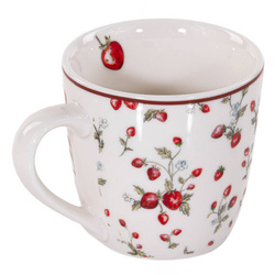 Cana de ceai model  cu capsuni Emily, 250 ml