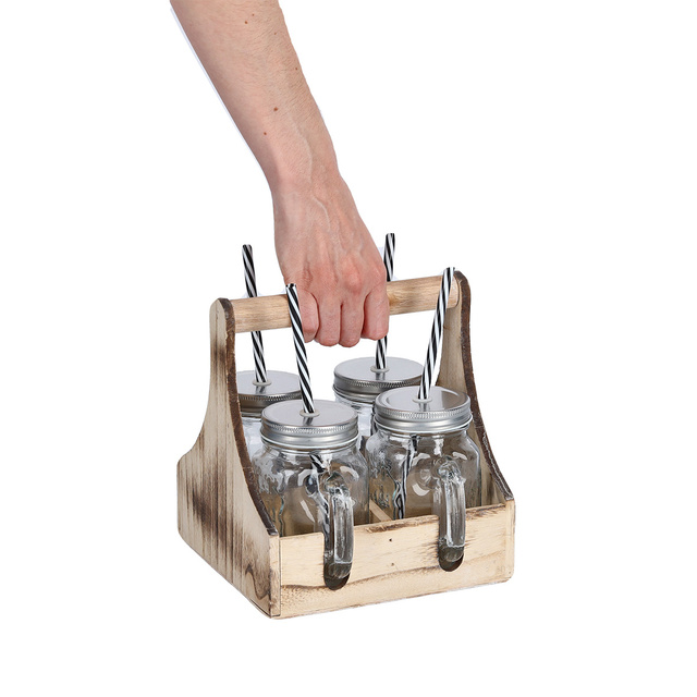 Set de borcane pentru bauturi cu un cos de transport convenabil