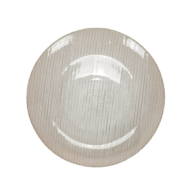 Farfurie plată din sticlă KARNEOL, Ø 28 cm