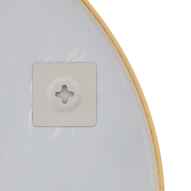 Oglindă metalică Alice diametru 70 cm ASR -auriu