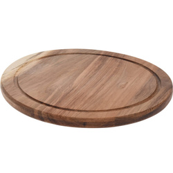 Tăviță de tăiat din lemn de acacia, rotundă, Ø 25 cm