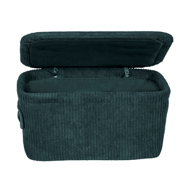 Cos de baie ANELA cu capac, 14 x 19 cm, WENKO