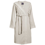 Rochie de baie pentru femei sau bărbați, de culoare crem, din bumbac frotte, Essenza, L