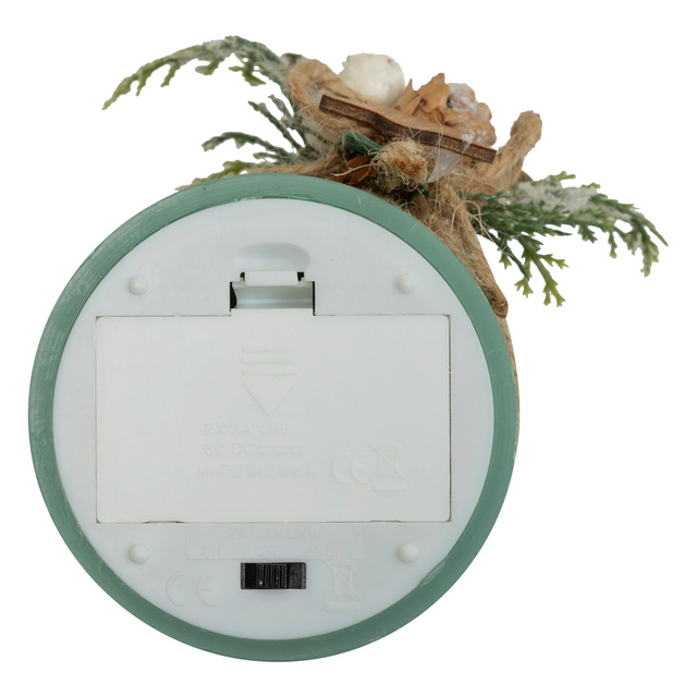 Lumânare decorativă LED din parafină, 10 cm