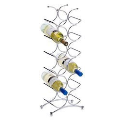 Suport metalic de designer, 12 sticle, ZELLER