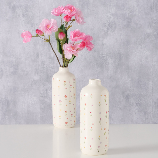 Vaza pentru o floare Blumi, model floral, Ø 7 cm