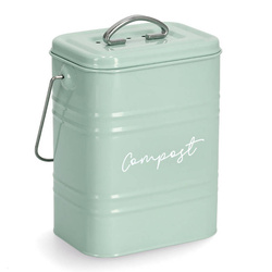 Recipient mic de compostare pentru bucatarie, din metal