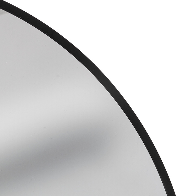 Oglindă metalică Alice diametru 70 cm ASR -negru