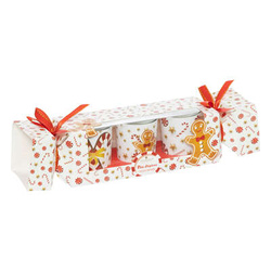 Set lumanari parfumate cu imprimeu Craciun, 3 bucati