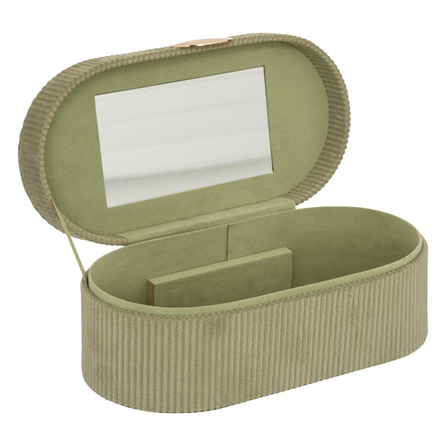 Cutie de bijuterii Enya, catifea, 13 x 10 x 25,5 cm