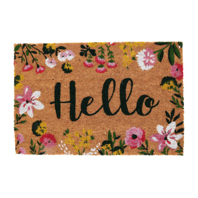 Covoraș cu model floral, 59 x 39 cm