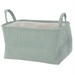 Coș de depozitare cu mânere, din poliester, 40 x 29 x 22 cm