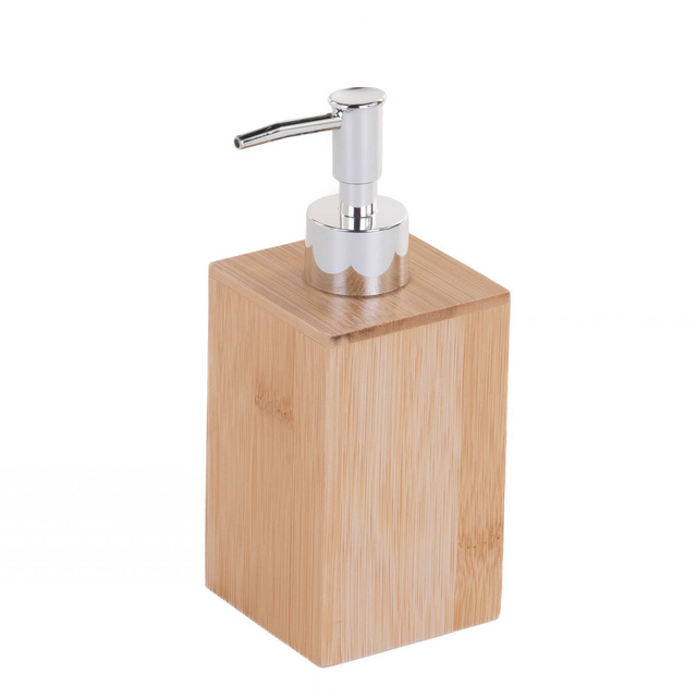 Dispenser de săpun cu pompă BAMBUS, 240 ml