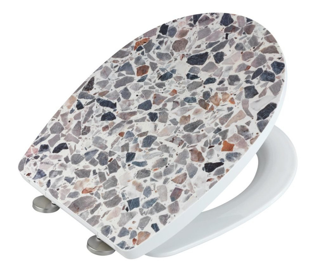 Capac WC TERRAZZO, Thermoplast, WENKO