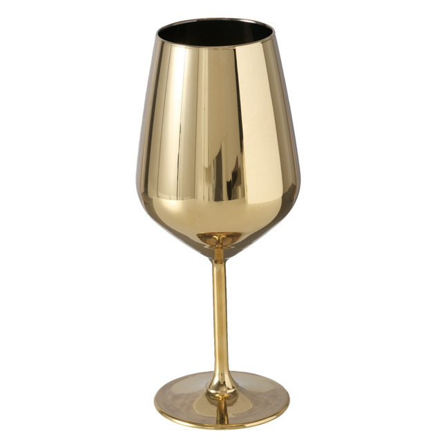 Pahar de vin ADORA auriu, 490 ml