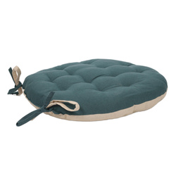 Perna pentru scaun bicoloră DUO, 100% bumbac, 38 x 38 cm