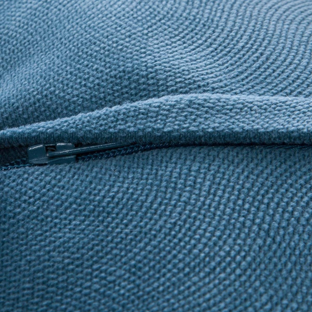 Perna decorativa, 45 x 45 cm, albastra