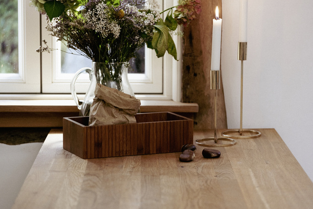 Recipient de bucatarie din bambus MERA