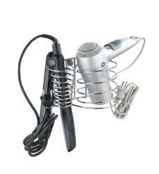 Suport MILANO pentru uscător de păr și placă de îndreptat, 2 în 1, WENKO