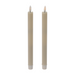 Lumânări de masă din ceară cu LED, 25 cm