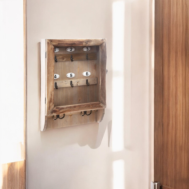 Dulap pentru chei din lemn, 26 x 38 cm