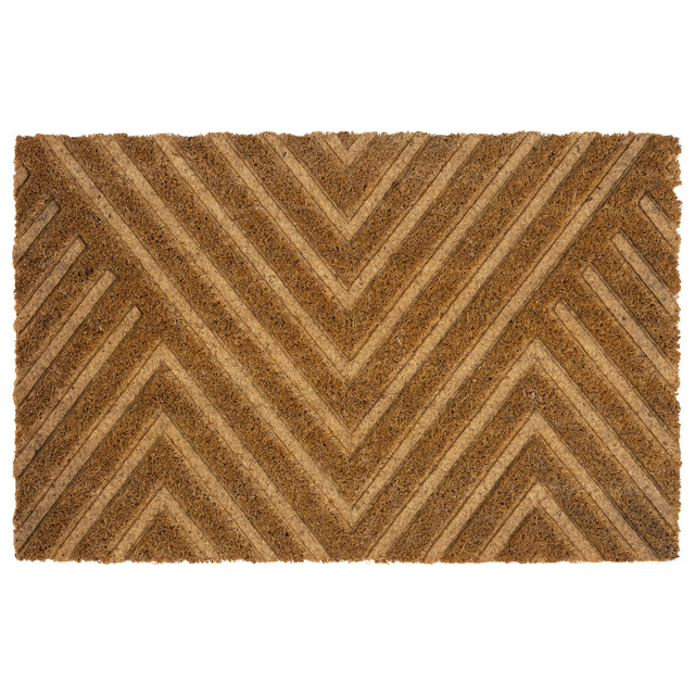 Covoras de usa din fibre de cocos Engraved, 35 x 58 cm
