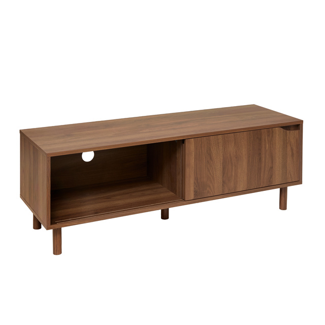 Dulap pentru televizor SLIDY, culoare lemn închis, 120 x 40 x 42 cm