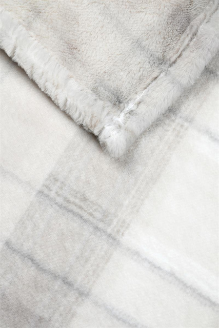 Pătură din pluș SCOTLAND cu carouri, 130 x 160 cm