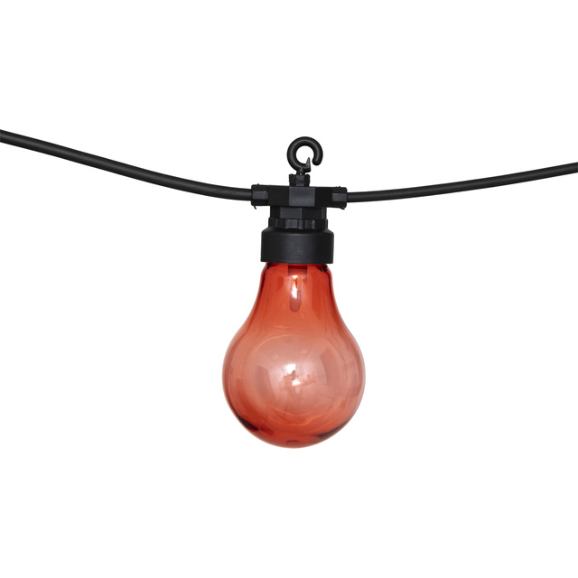 Ghirlandă solară, 10 becuri, multicolor