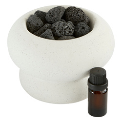 Difuzor de aromă MALAKITE cu pietre + 10 ml ulei parfumat