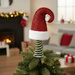 Vârf pentru brad, pălărie strălucitoare de Moș Crăciun, 32 cm