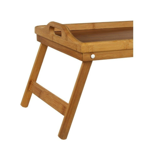 Tavă de mic dejun cu picioare pliabile, 30 x 50 cm, din bambus