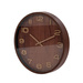 Ceas de perete, cadran stil lemn, Ø 30,5 cm