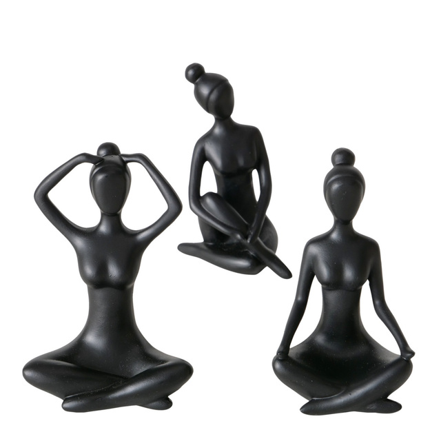 Figurină decorativă Yoga, femeie, 10 cm