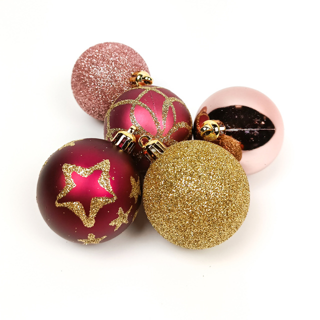 Set globulete din plastic, Ø 5 cm, 15 buc.