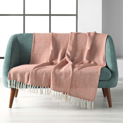 Cuvertura de pat din bumbac tesut LOUISETTE, 125 x 150 cm