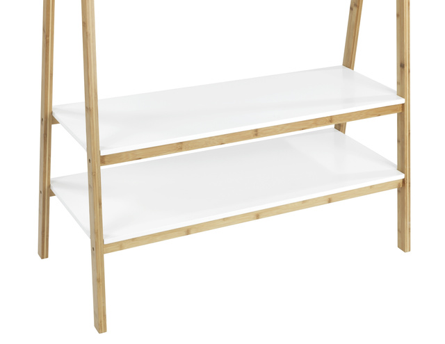 Suport din lemn cu rafturi pentru pantofi, Finja, WENKO