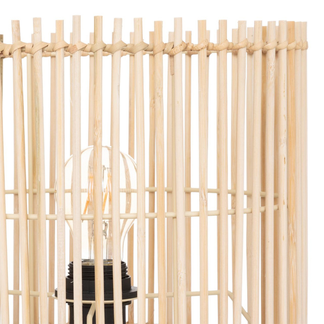 Lampă de masă cu bază din lemn Davys, 48 cm