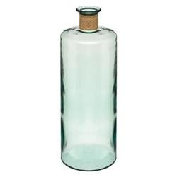 Vaza din sticla reciclata, 75 cm, verde
