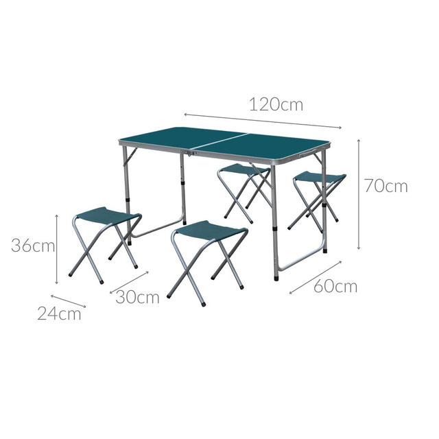 Masa turistica OTANO + 4 taburete