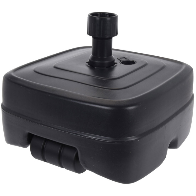 Baza pentru umbrela de gradina, neagra, 45 L