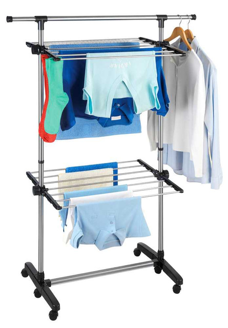 Uscător, oțel inoxidabil, 77-120 cm