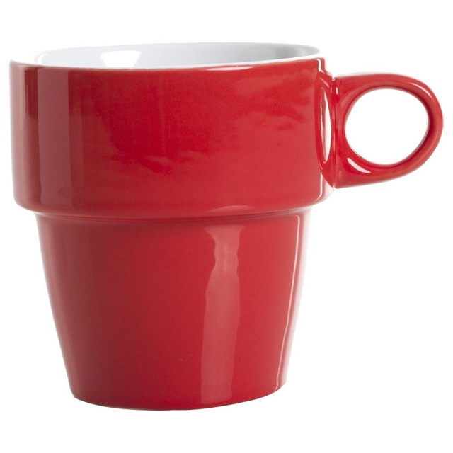 Set 6 cesti colorate pentru cafea + suport metalic