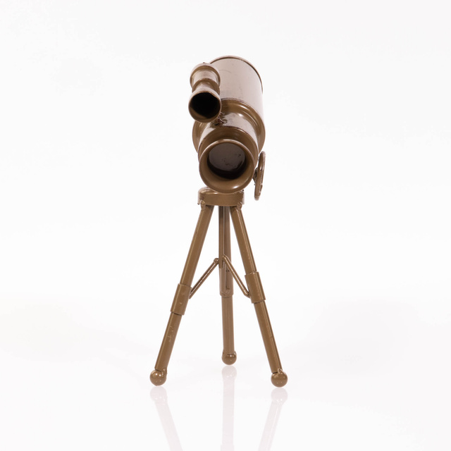 Ceas pentru living TELESCOP, metal, 23 cm