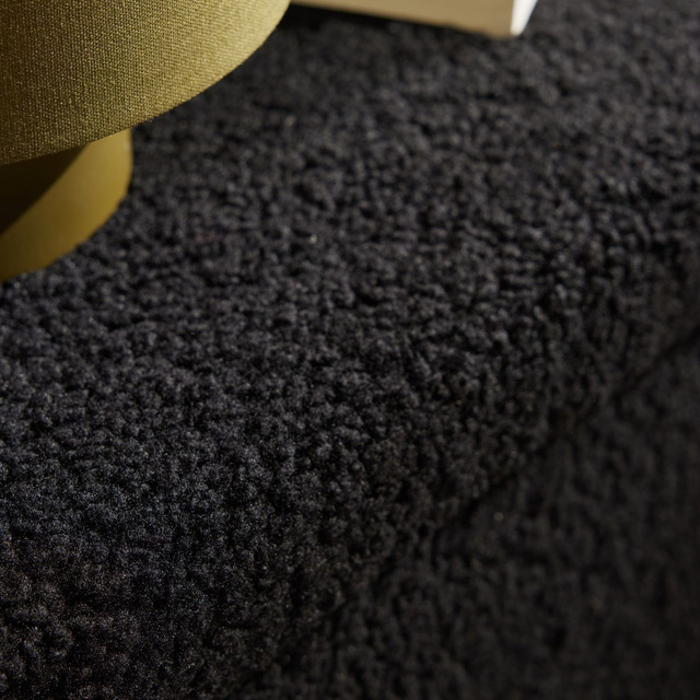 Bancă pliabilă din material buclé, 76 x 38 cm, MATCHA