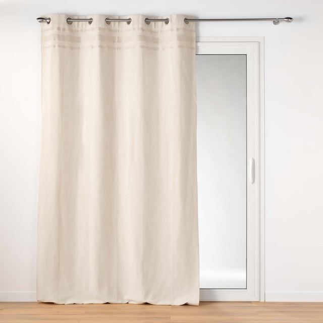 Perdea din bumbac DORELINE bej, 140 x 240 cm